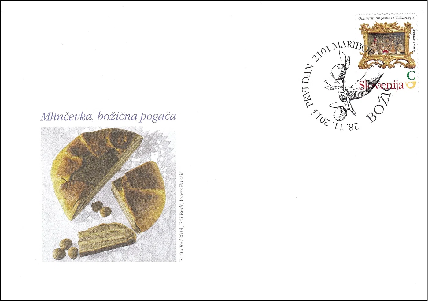 BOŽIČ - MLINČEVKA, BOŽIČNA POGAČA